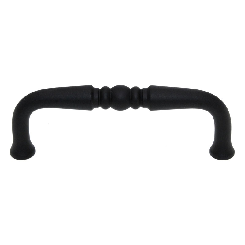 Belwith Period Brass Solid Brass Cabinet Arch Pull 3 Ctr Wrought Iron Q769