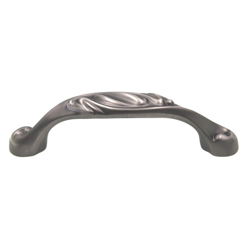 Schaub And Company Arcadia Cabinet Pull 3 3/4 (96mm) Ctr Antique Nickel 833-AN