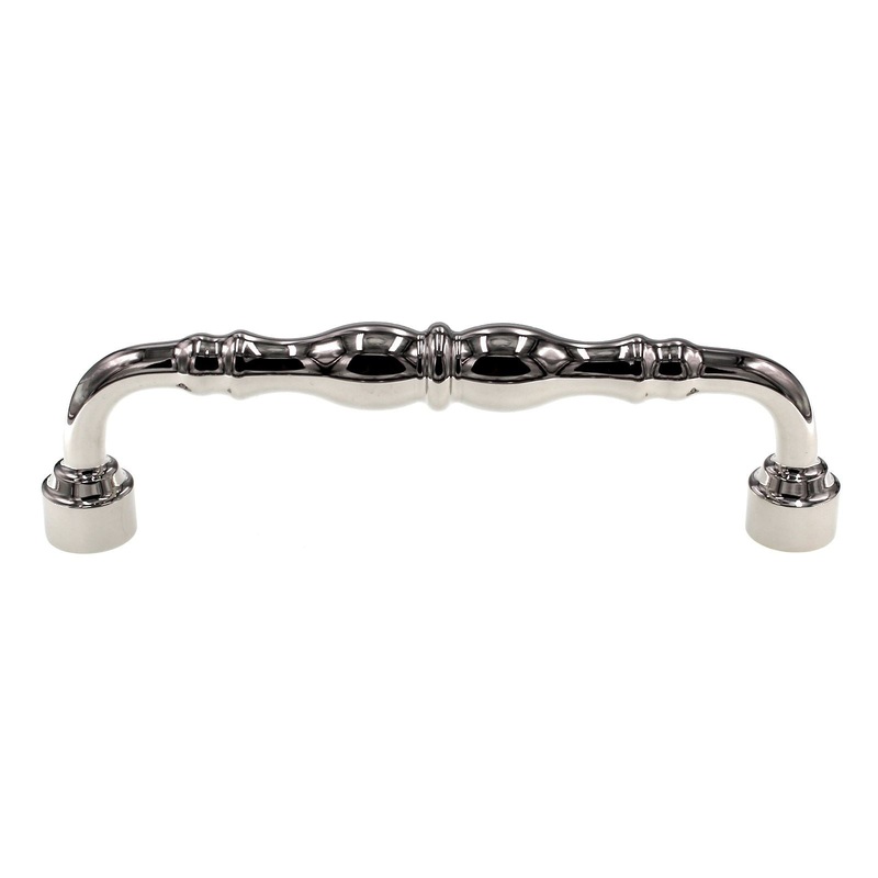 Schaub And Company Colonial Cabinet Arch Pull 6 Ctr Polished Nickel 748-PN