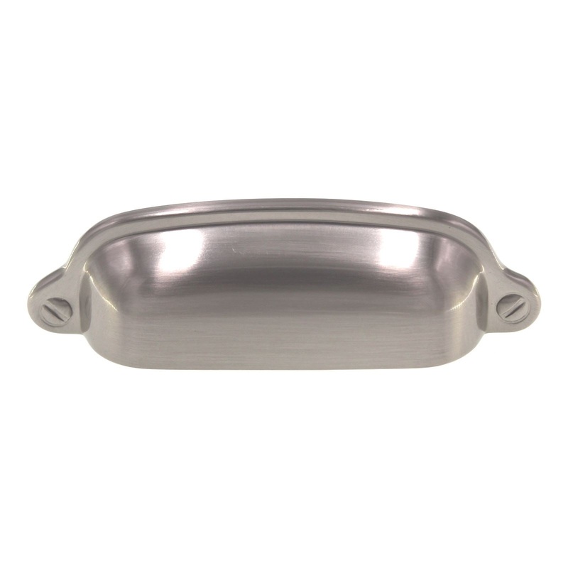 Schaub And Company Country Drawer Cup Pull 3 Ctr Satin Nickel 743-15