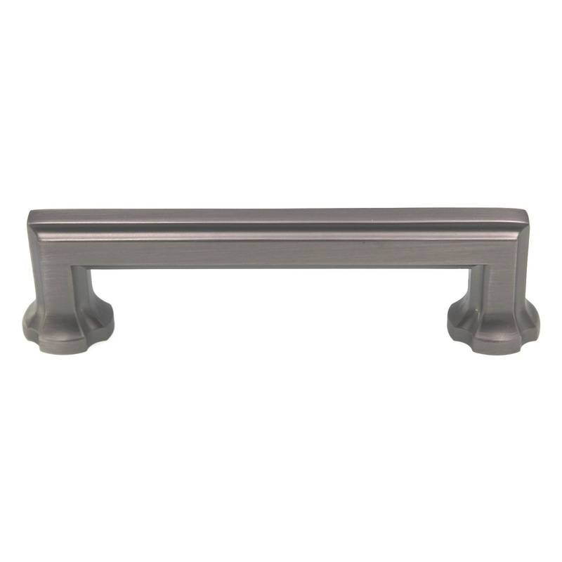 Schaub And Company Empire Cabinet Arch Pull 4 Ctr Antique Nickel 877-AN