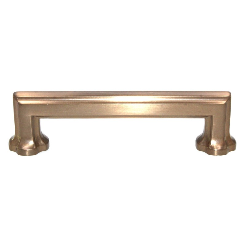 Schaub And Company Empire Cabinet Arch Pull 4 Ctr Brushed Bronze 877-BBZ