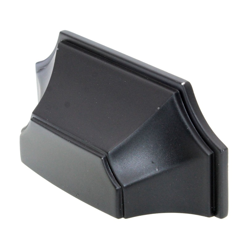 Schaub And Company Empire Drawer Cup Pull 3 Ctr Matte Black 878-MB
