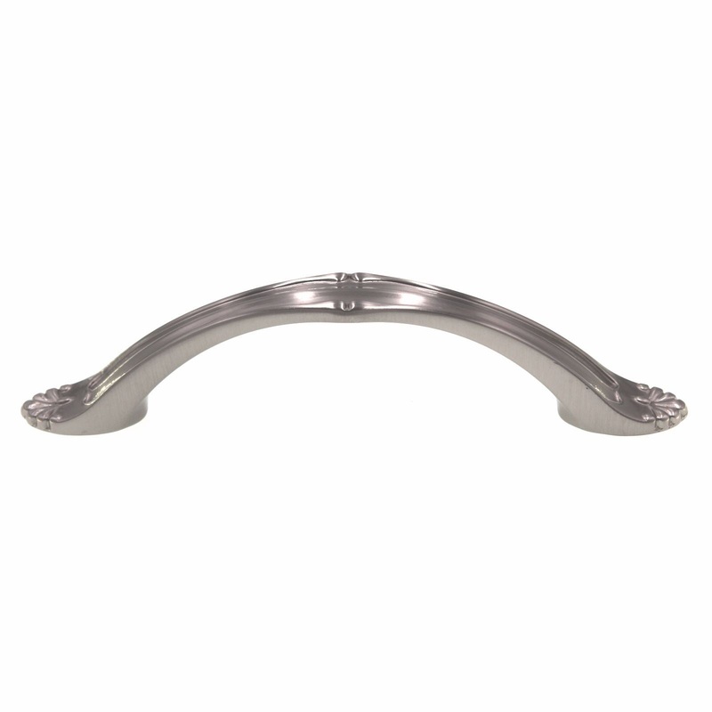 Schaub And Company Montcalm Cabinet Pull 3 3/4 (96mm) Ctr Satin Nickel 791-15