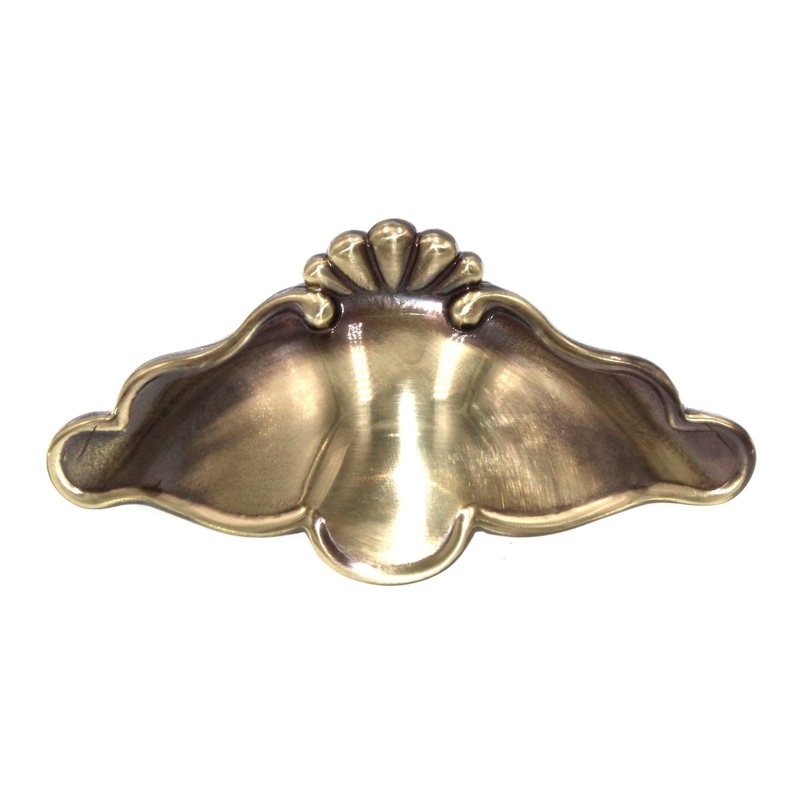 Schaub And Company Montcalm Drawer Cup Pull 3 Ctr Antique Light Polish 793-ALP