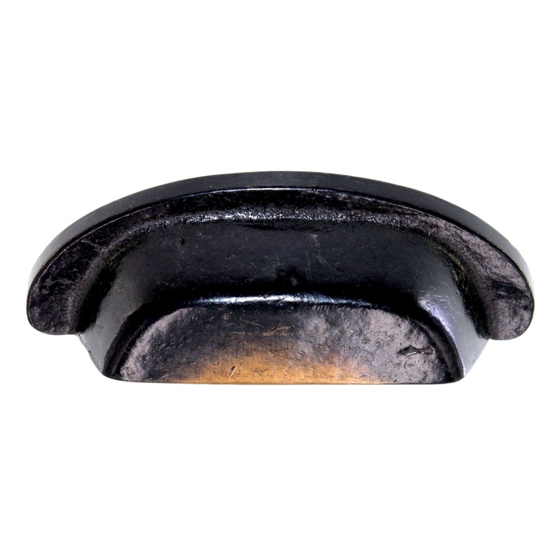 Schaub And Company Mountain Drawer Cup Pull 3 1/2 Ctr Antique Bronze 775-AZ