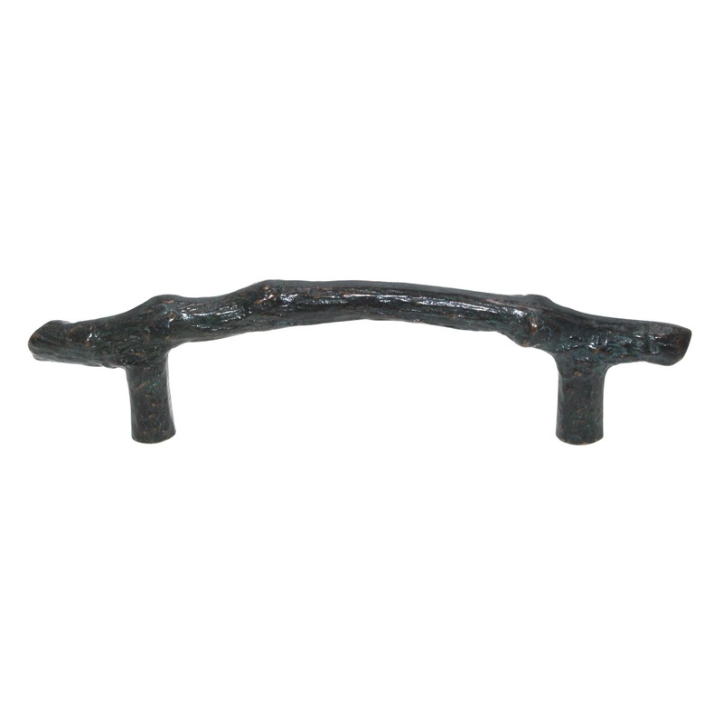 Schaub And Company Mountain Twig Cabinet Bar Pull 4 Ctr Verde Imperiale 783-VI
