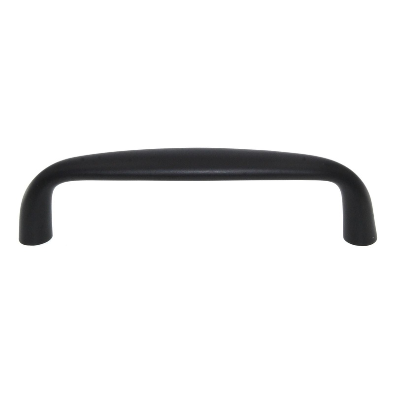 Schaub And Company Traditional Cabinet Arch Pull 4 Ctr Flat Black 732-FB