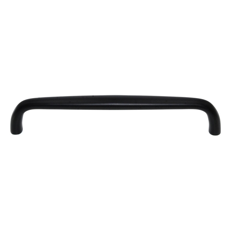 Schaub And Company Traditional Cabinet Arch Pull 6 Ctr Flat Black 737-FB