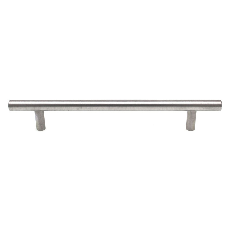 Schaub Cabinet Bar Pull 6 1/4 (160mm) Ctr Brushed Stainless Steel SS160