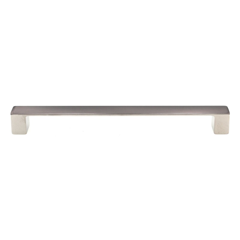 Schaub Classico Flat Cabinet Bar Pull 7 1/2 (192mm) Ctr Satin Nickel 223-15S