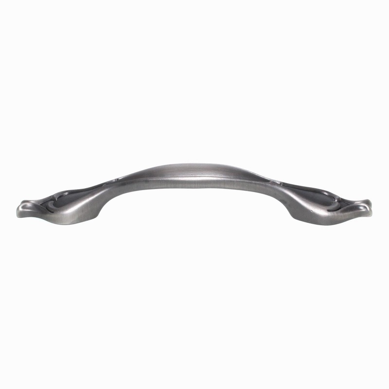 Schaub French Farm Cabinet Arch Pull 3 3/4 (96mm) Ctr Antique Nickel 262-AN