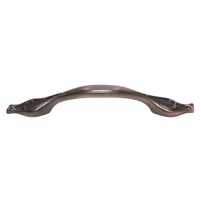 Schaub French Farm Cabinet Arch Pull 3 3/4 (96mm) Ctr Empire Bronze 262-EBZ