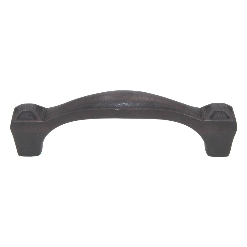 Schaub Kelmscott Manor Cabinet Arch Pull 3 3/4 (96mm) Ctr Dark Bronze 823-DKBZ