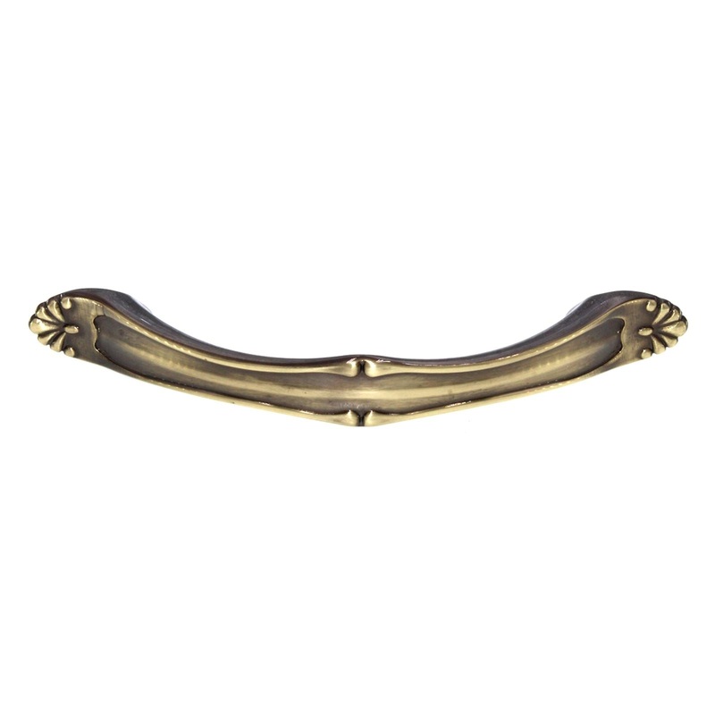 Schaub Montcalm Cabinet Arch Pull 3 3/4 (96mm) Ctr Antique Light Polish 791-ALP