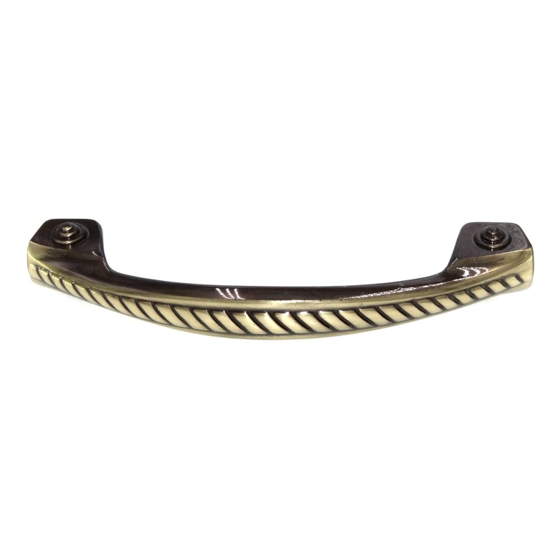 Schaub Montcalm Cabinet Arch Pull 3 3/4 (96mm) Ctr Antique Light Polish 797-ALP