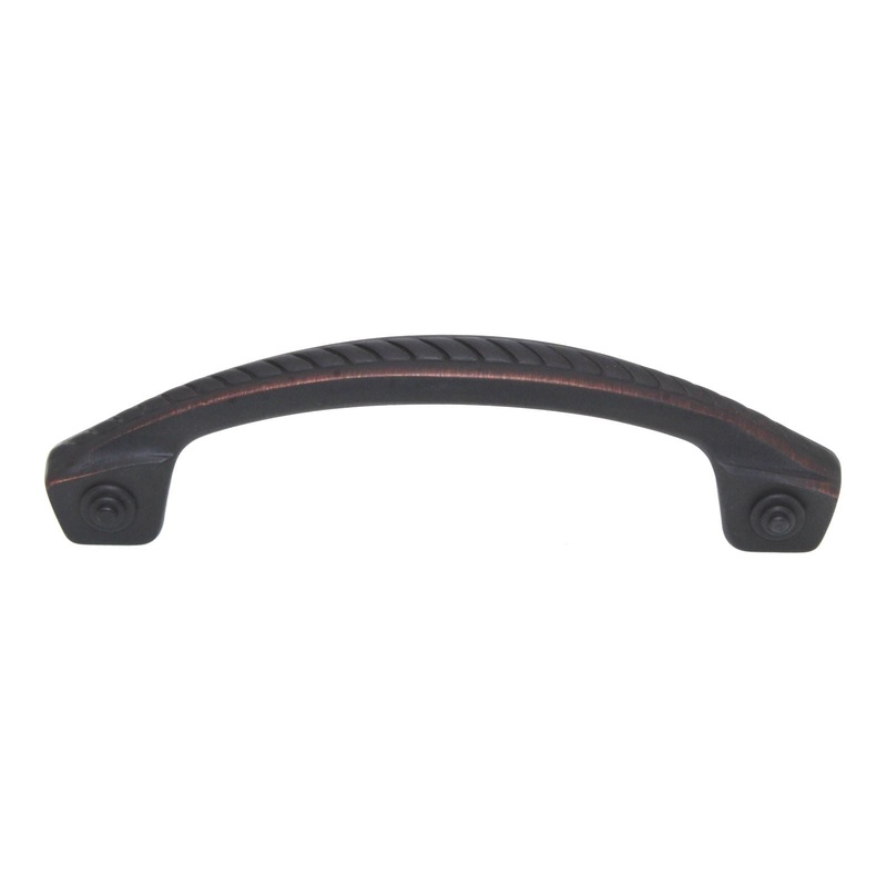 Schaub Montcalm Cabinet Arch Pull 3 3/4 (96mm) Ctr Michelangelo Bronze 797-MIBZ