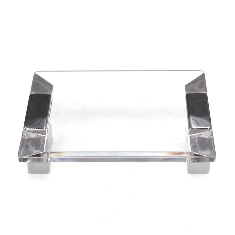 Schaub Positano Cabinet Pull 2 1/2 (64mm) Ctr Polished Chrome Clear 315-26CL