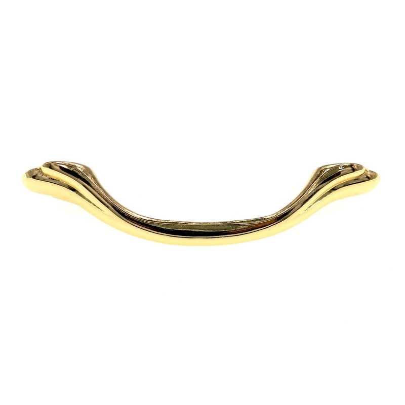 10 Pack Amerock Allison Polished Brass 3 Ctr. Cabinet Arch Pull Handle BP1874-3
