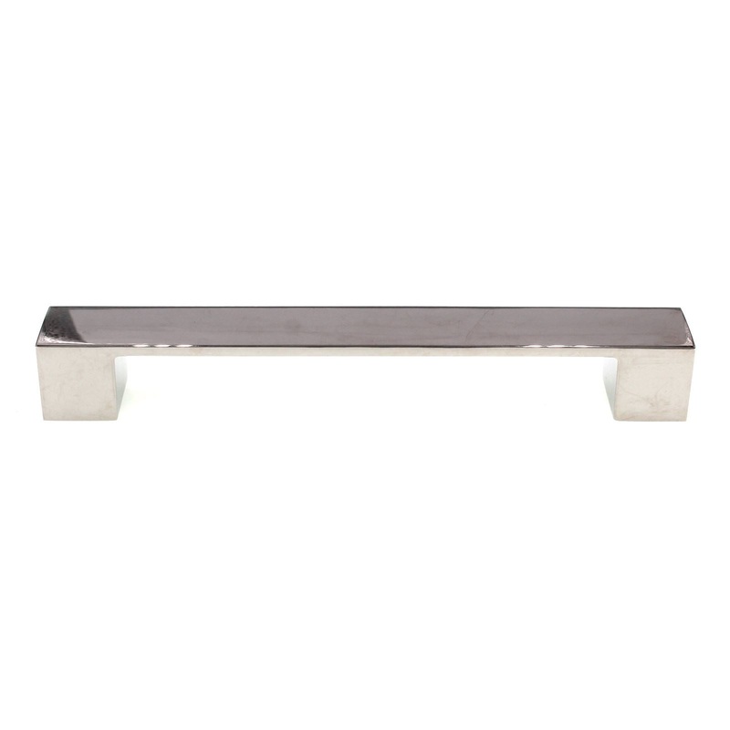 Amerock Monument Cabinet Bar Pull 6 1/4 (160mm) Ctr Polished Nickel BP36569PN