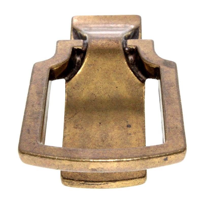 Belwith Keeler Brass Vintage Fixed Cabinet Ring Pull 3 Ctr N6111-9069