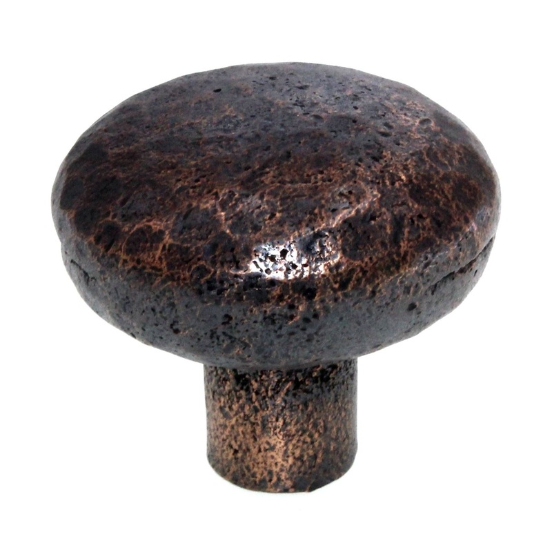Belwith Keeler Kingston 1 1/2 Hammered Solid Brass Cabinet Knob Bronze M72