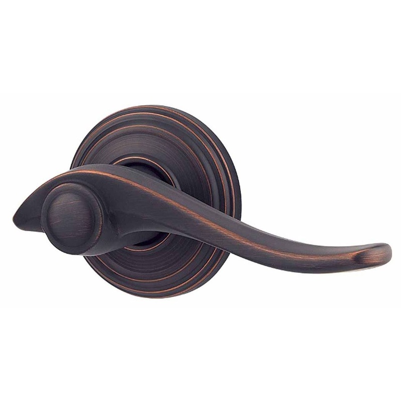 Kwikset Avalon Closet / Hall Passage Door Lever Venetian Bronze 720AVL-11P
