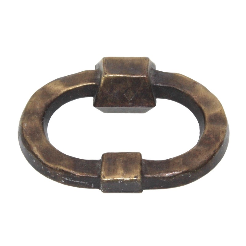 Vintage Ajax Antique English Ring Pull 2 3/4 Pioneer Cabinet Knob 902-AE
