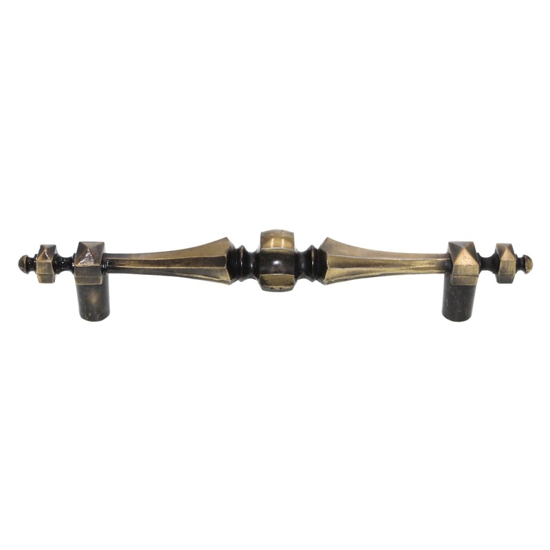 Vintage Ajax Cabinet Jewelry Cabinet Bar Pull 4 1/4 Ctr Antique English 845-AE