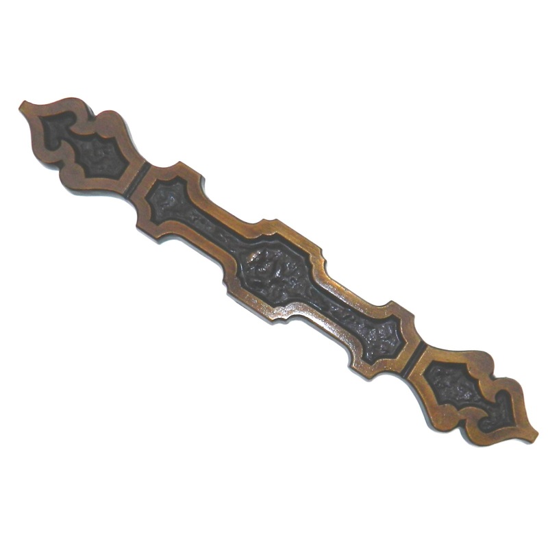 Vintage Ajax Jaybee Mediterranean Cabinet Bar Pull 3 Ctr Antique English 578-AE