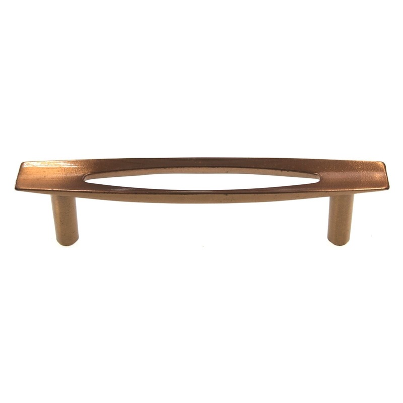 Vintage Ajax Nordic Cabinet Arch Pull 3 Ctr Dull Bronze 547-10