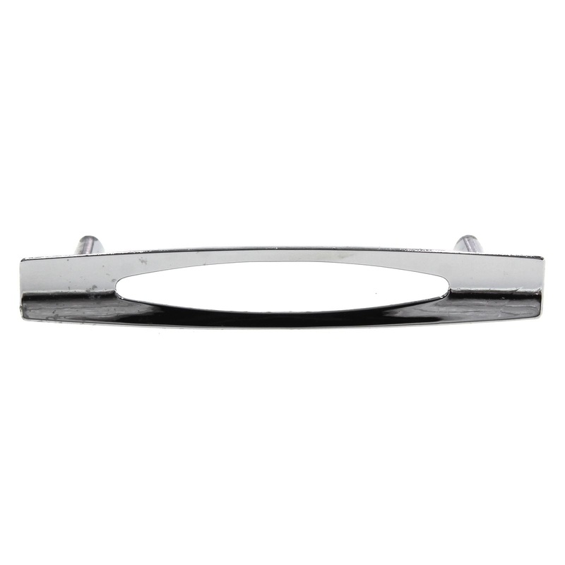 Vintage Ajax Nordic Cabinet Arch Pull 3 Ctr Polished Chrome 547-26