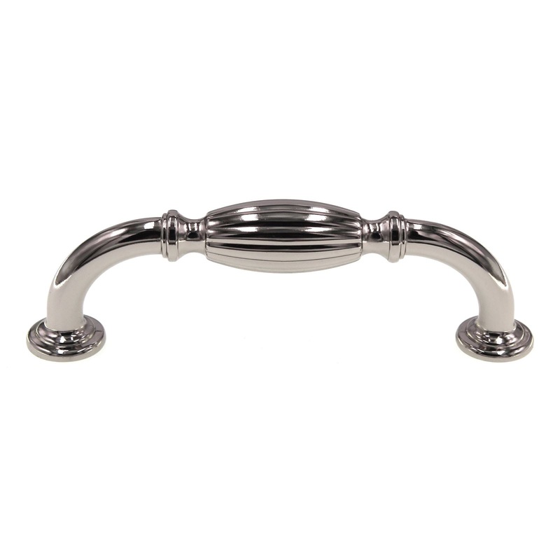 Amerock Blythe Cabinet Arch Pull 3 3/4 (96mm) Ctr Polished Nickel BP55223PN