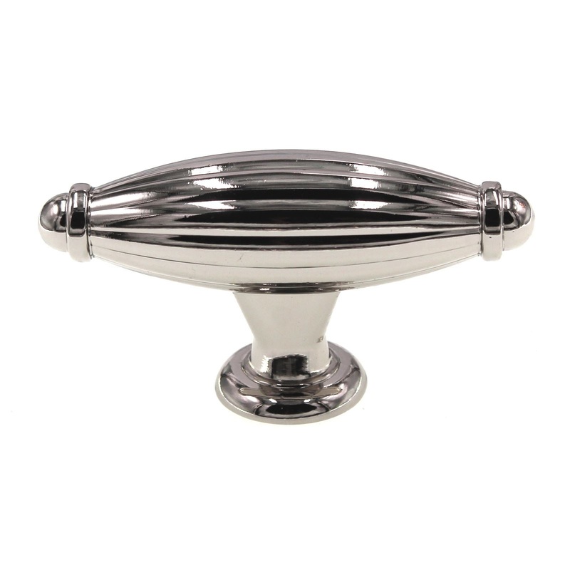 Amerock Blythe Large 3 T Bar Cabinet Knob Polished Nickel BP552212PN