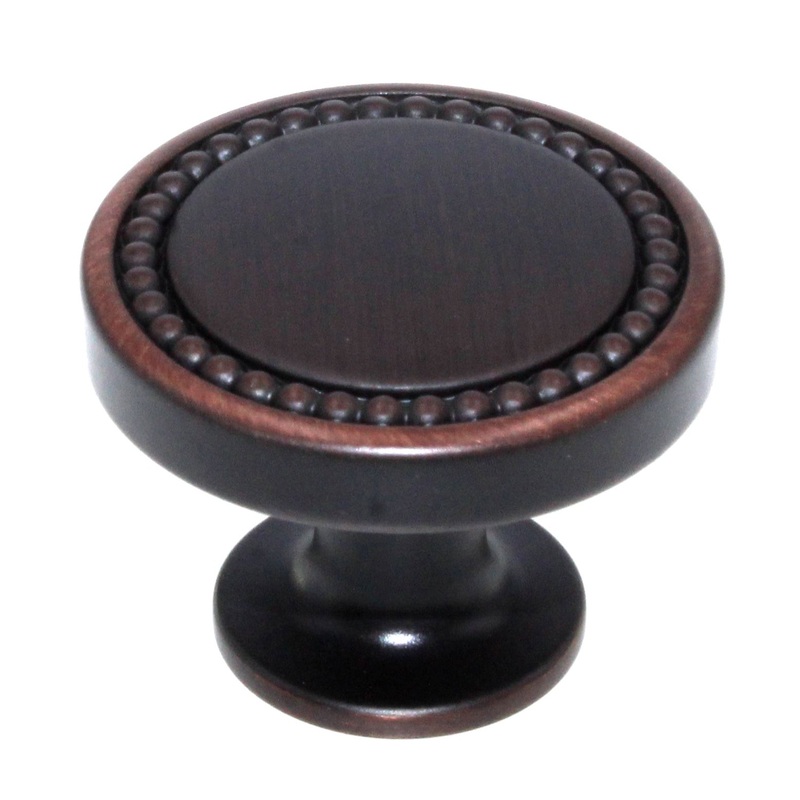 Amerock Carolyne 1 3/8 Dotted Cabinet Knob Oil-Rubbed Bronze BP36580ORB