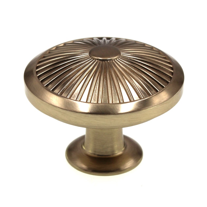 Amerock Crawford Large 1 3/4 Round Cabinet Knob Golden Champagne BP36616BBZ