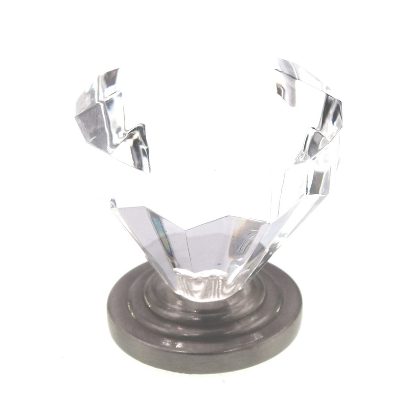 Amerock Traditional Classics 1 1/4 Faceted Cabinet Knob Satin Nickel 14303G10