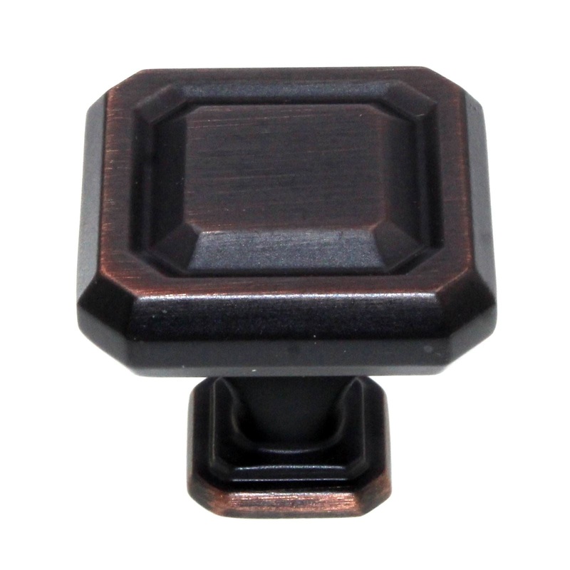 Amerock Wells 1 1/4 Square Cabinet Knob Oil-Rubbed Bronze BP36546ORB