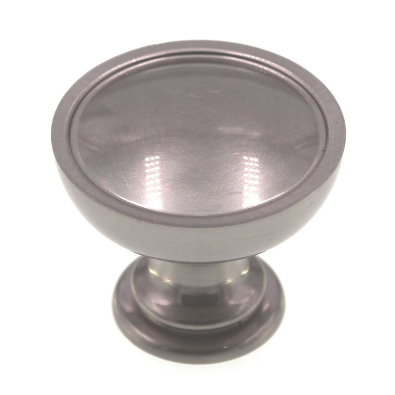Century Caledonia Matte Satin Nickel 1 3/8 Cabinet Knob 29427-MSN
