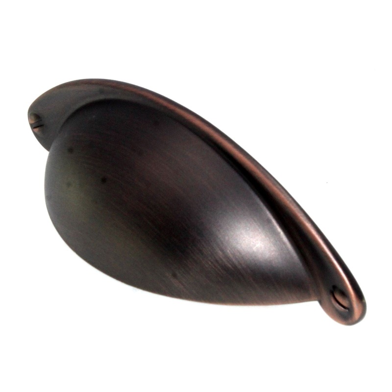 Century Glacier Antique Bronze Copper 2 1/2 (64mm) Ctr Cup Pull 22531-AZC