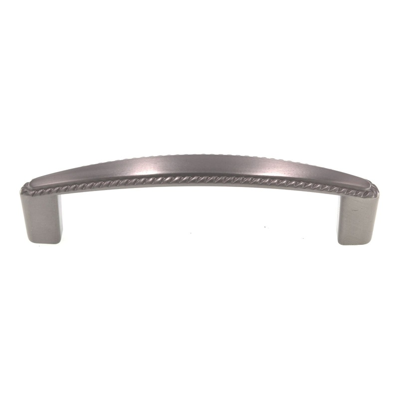 Century Hawthorne Dull Satin Nickel 3 3/4 (96mm) Ctr Cabinet Pull 22366-DSN