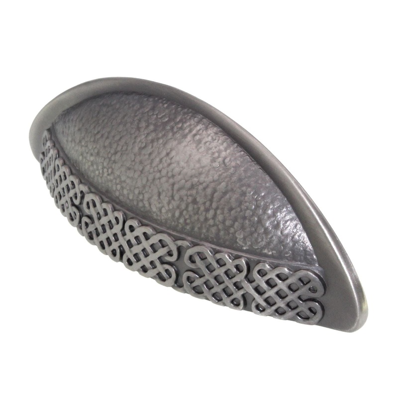 Century Highlander Antique Pewter Hammered Celtic 3 Ctr Cup Pull 29253-APH