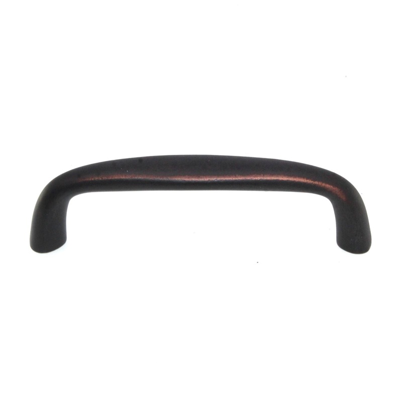 Century Plymouth Weathered Bronze Copper 3 Ctr Cabinet Arch Pull 13333-WZC