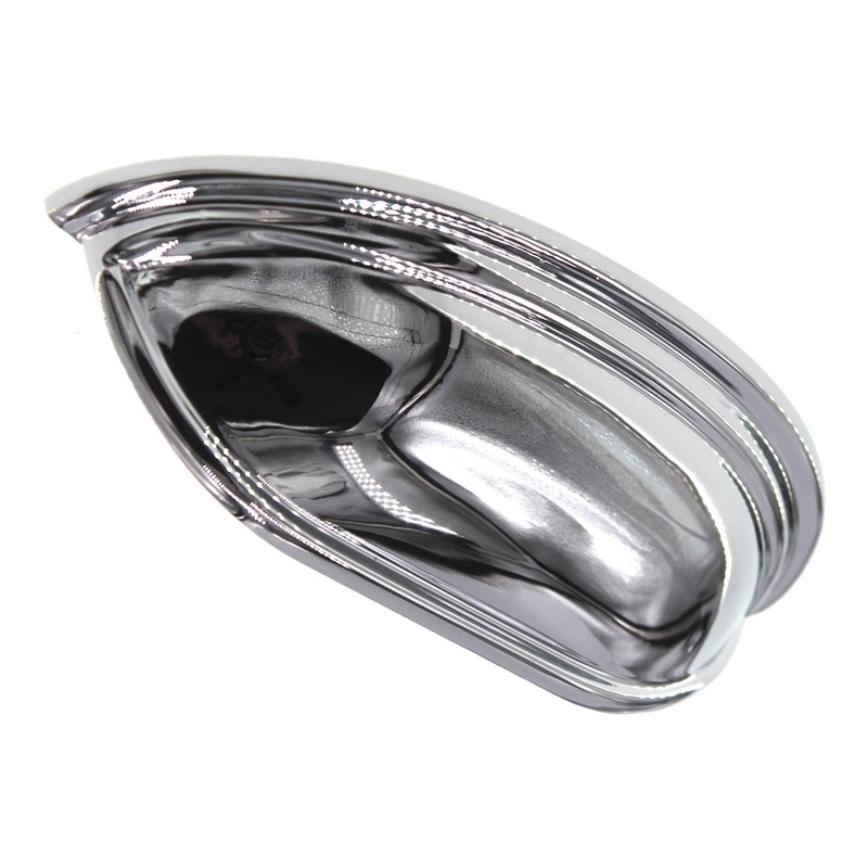 Emtek American Classic 3 Ctr Drawer Cup Pull Satin Nickel Solid Brass 86123US26
