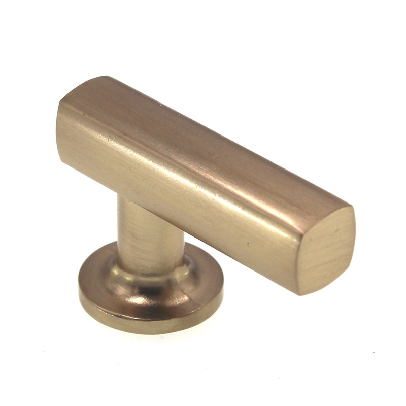 Emtek Freestone 1 7/8 Finger Pull Cabinet Knob Satin Brass Solid Brass 86452US4