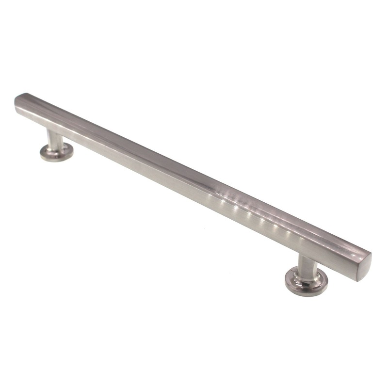 Emtek Freestone Urban Modern Satin Nickel 8 Ctr Cabinet Bar Pull 86456US15