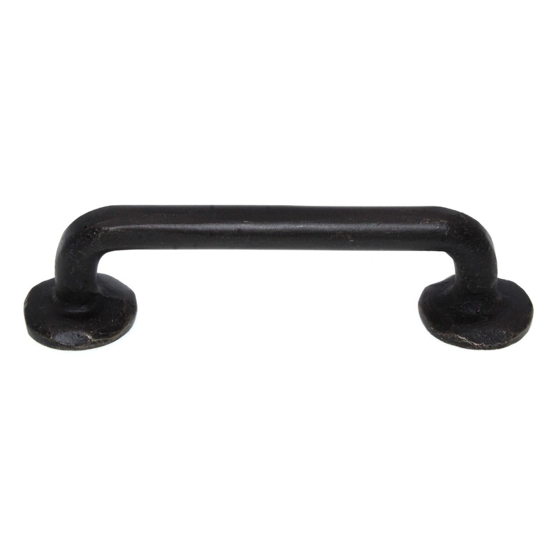 Emtek Rustic 3 1/2 Ctr Sandcast Rod Cabinet Pull Medium Bronze 86055MB