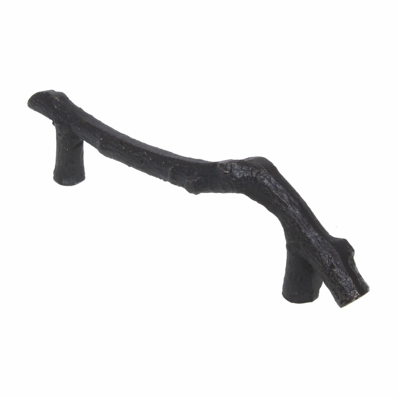 Emtek Rustic Twig 3 1/2 Ctr Cabinet Bar Pull Medium Bronze Solid Brass 86062MB