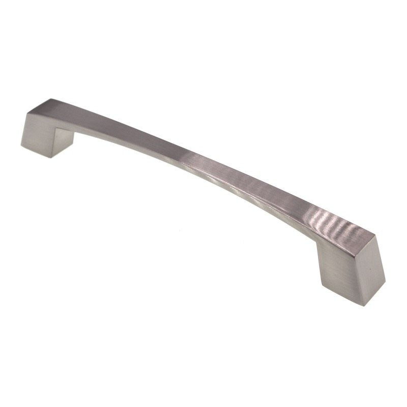 Emtek Sweep 6 Ctr Cabinet Bar Pull Satin Nickel Solid Brass 86408US15