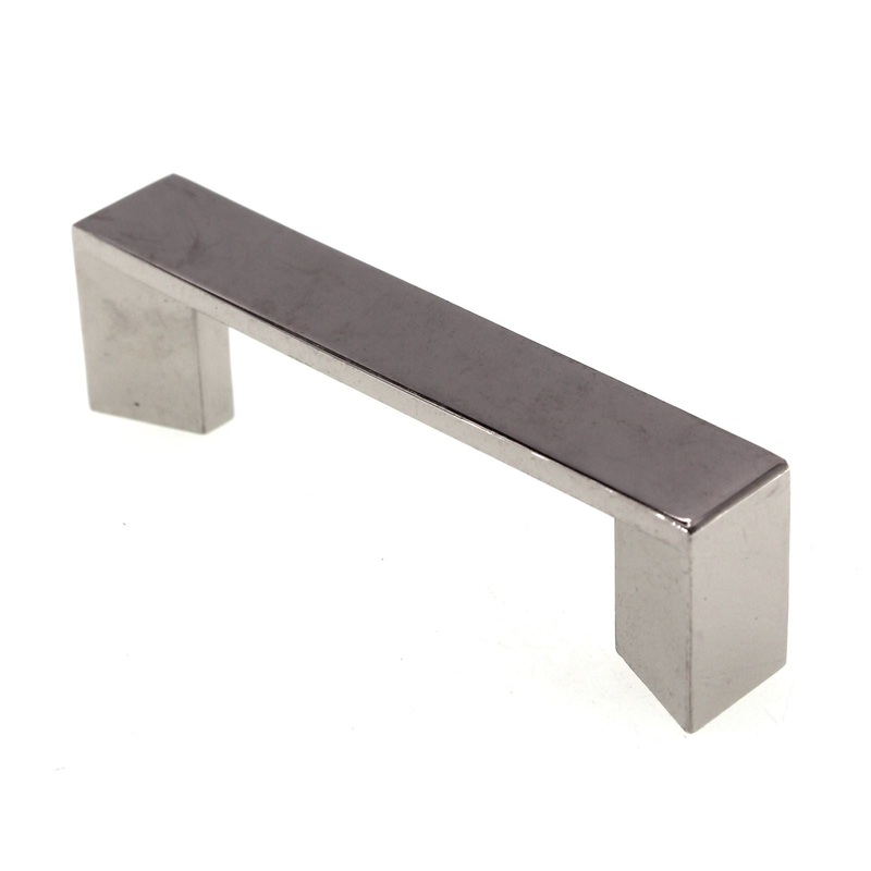 Emtek Trinity 3 Ctr Cabinet Bar Pull Polished Nickel Solid Brass 86263US14